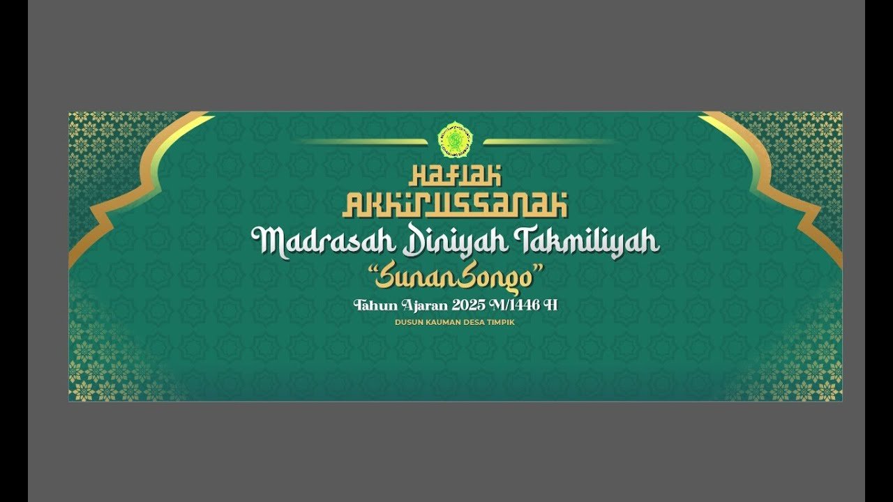 Akhirussanah Madrasah SUNAN SONGO Bersama: Kh Muhammad Ghufron Mulyadi Dari Purwodadi